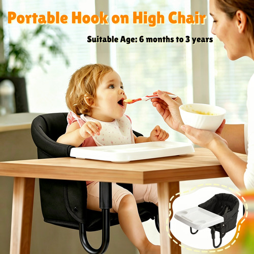 Portable hook high chair - portable,
