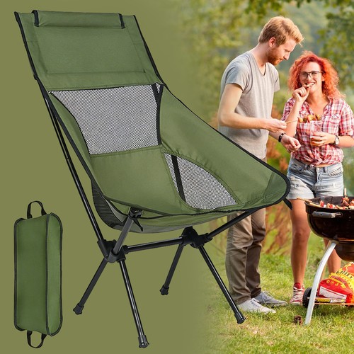 Folding high back camping - high,