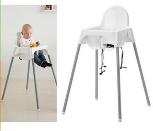 Ikea antilop high chair - high, white
