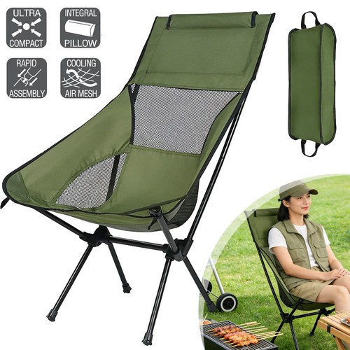 Folding camping chair high - folding,