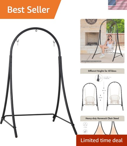 Heavy duty black hammock chair - black,